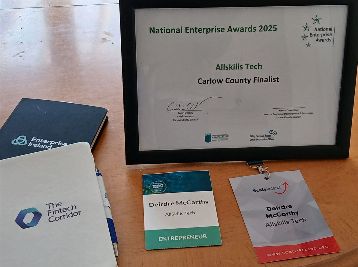 National Enterprise Awards — Carlow County badge