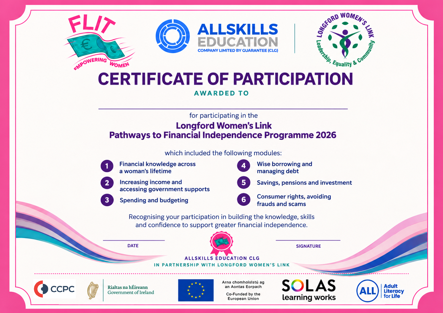 Cover image for the article “Pathways to Financial Independence: Our Recent Programme with Longford Women's Link”