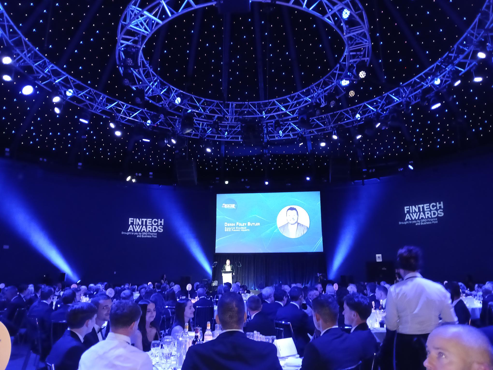 Derek Foley Butler leading into the Fintech awards conference with a nod to inclusion diversity and kindness alongside innvation